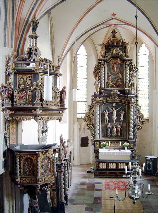 Kirche Groß Mohrdorf - Innenansicht