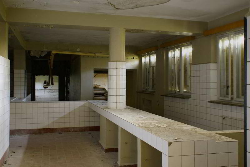Küchentrakt im KDF-Bad Rügen
