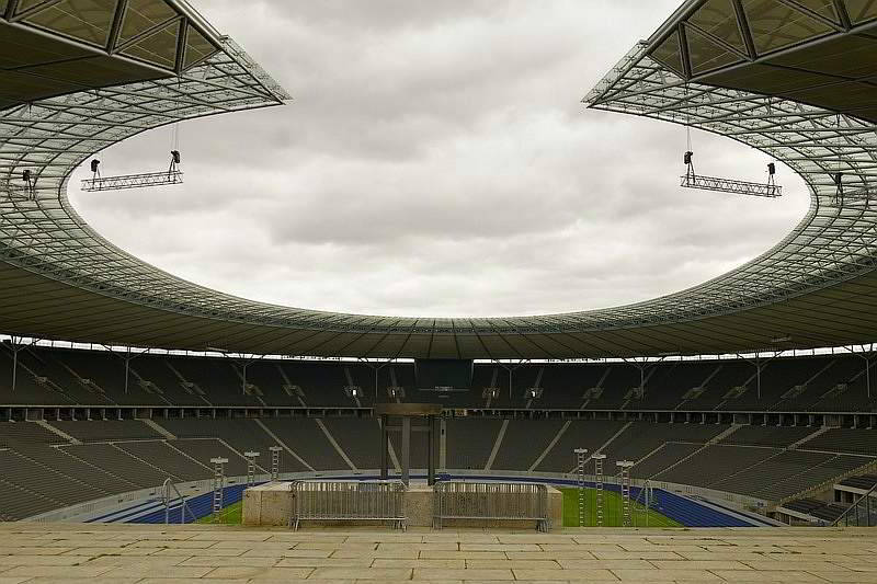 Olympiastadion in Berlin - Innenraum