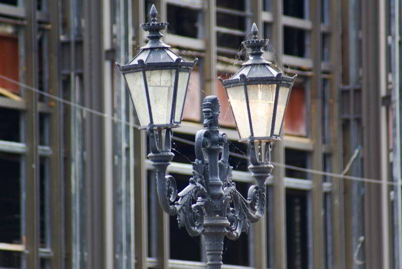 Historisches - Laternen auf der Spreebrücke Berlin