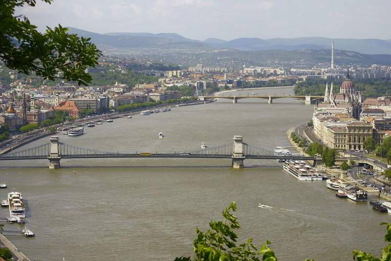 Die Donau in Budapest