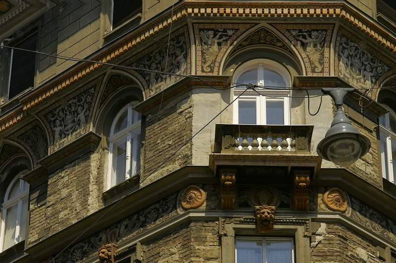 Prachtfassade in Budapest