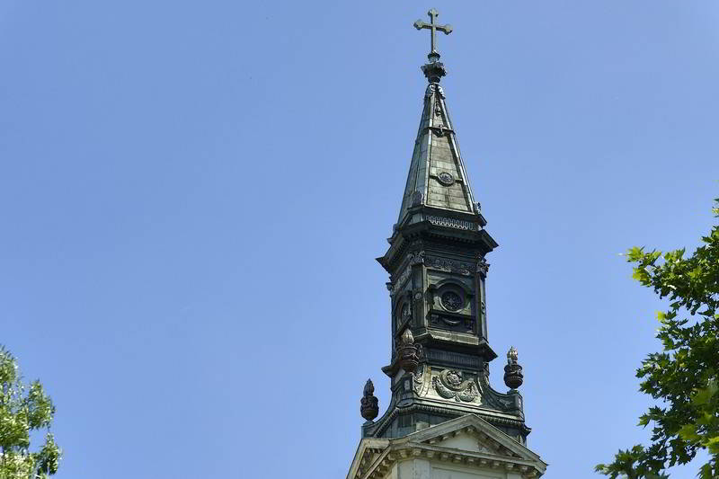 Kirchturmhaube in Budapest