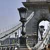 Fotografie: Blick auf die Kettenbrücke Budapest