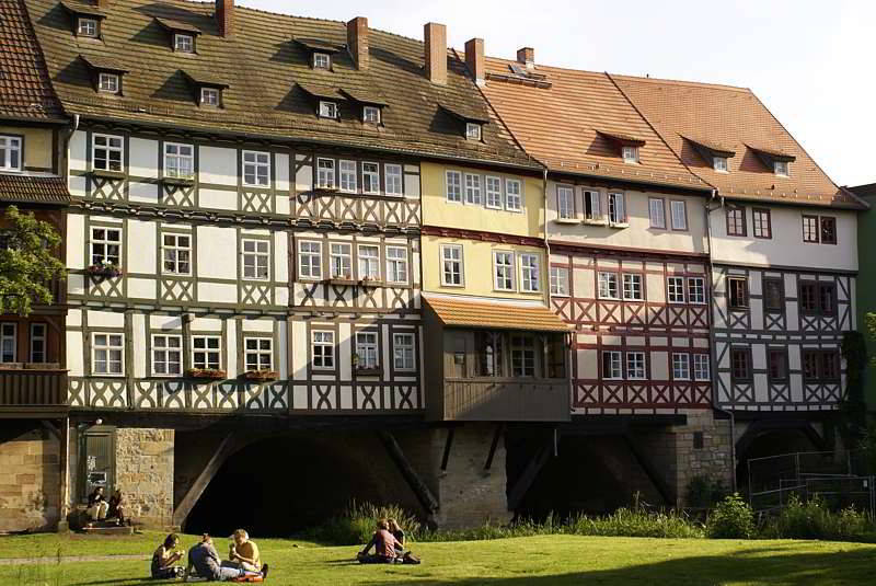 Krämerbrücke Erfurt - Außenansicht