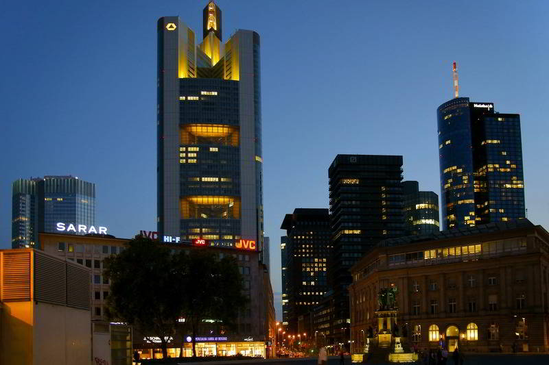 Frankfurt am Main bei Nacht