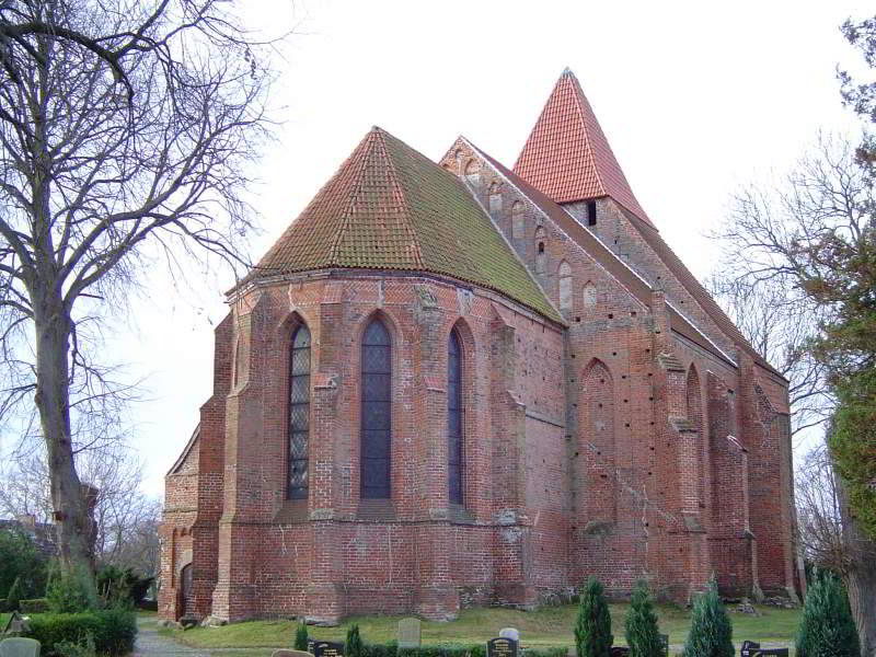 Kirche in Groß Mohrdorf bei Stralsund