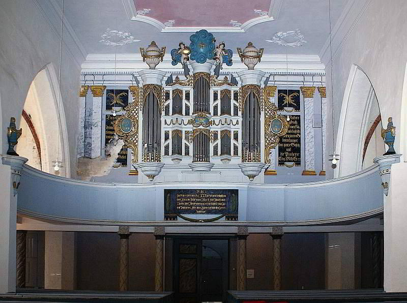 Gingst auf Rügen - Barockorgel in der Jacobikirche
