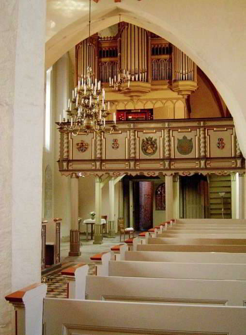 Dorfkirche Prohn Orgelprospekt