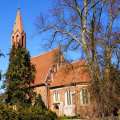 Fotografie: Die Kirche in Kasnevitz auf Rügen