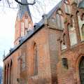 Fotografie: Dorfkirche in Prohn von Südosten