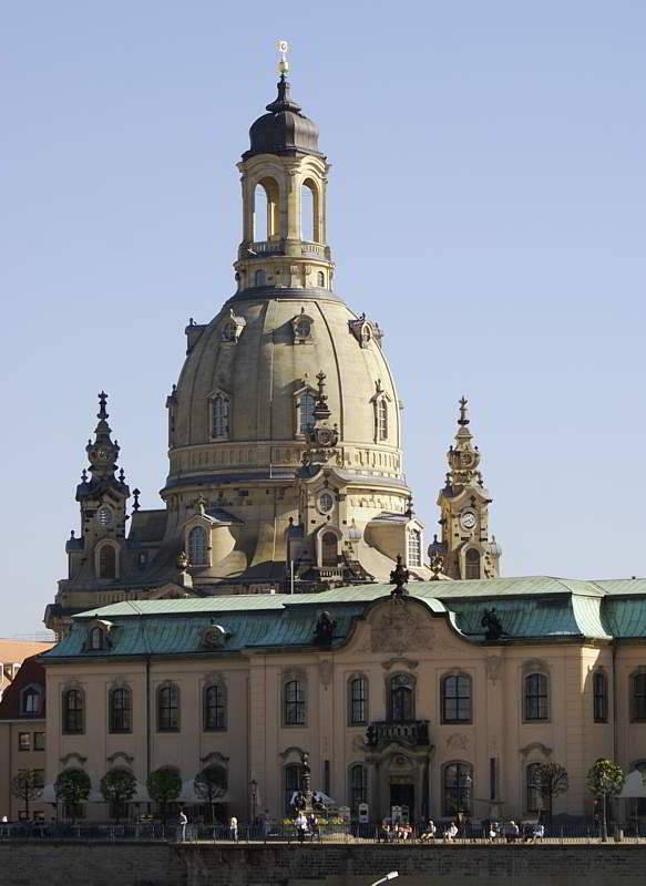 Frauenkirche und Sekundogenitur in Dresden
