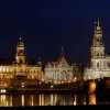 Fotografie: Nachts in Dresden - Blick über die Elbe