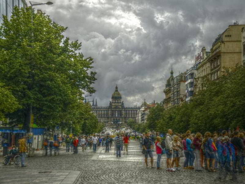 Prag Wenzelsplatz - Nationalmuseum