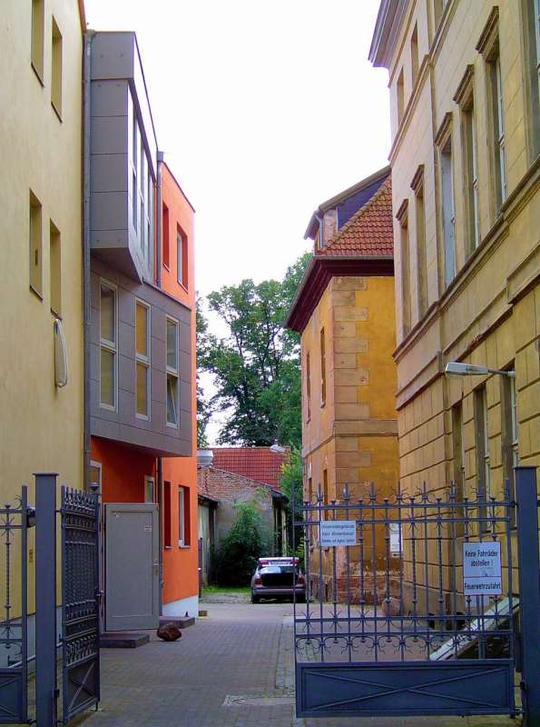 Greifswald  - Hinterhöfe in der Altstadt