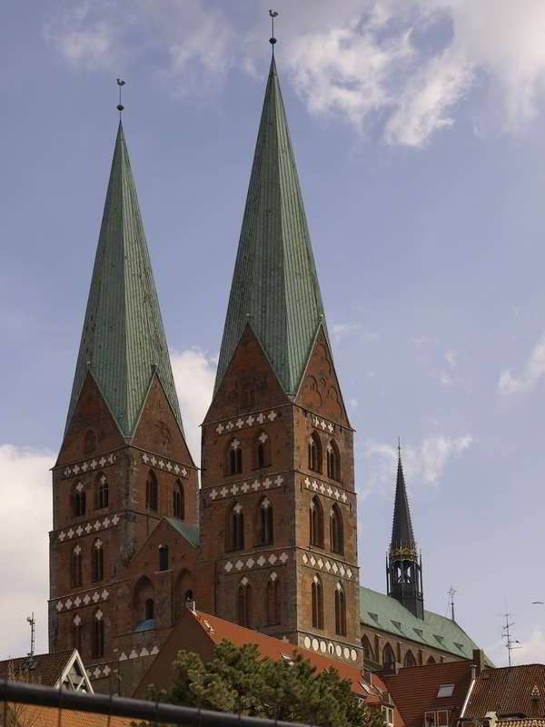Lübeck - die Türme von St. Marien