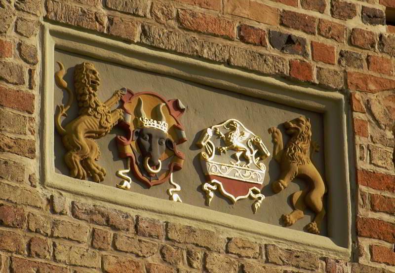 Rostock - Wappen am Steintor