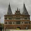 Fotografie: Lübeck - Rückseite Holstentor 