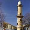 Fotografie: Rostock Warnemünde Teepott und Leuchtturm