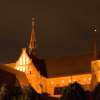 Fotografie: Wismar - Blick auf die Georgenkirche bei Nacht