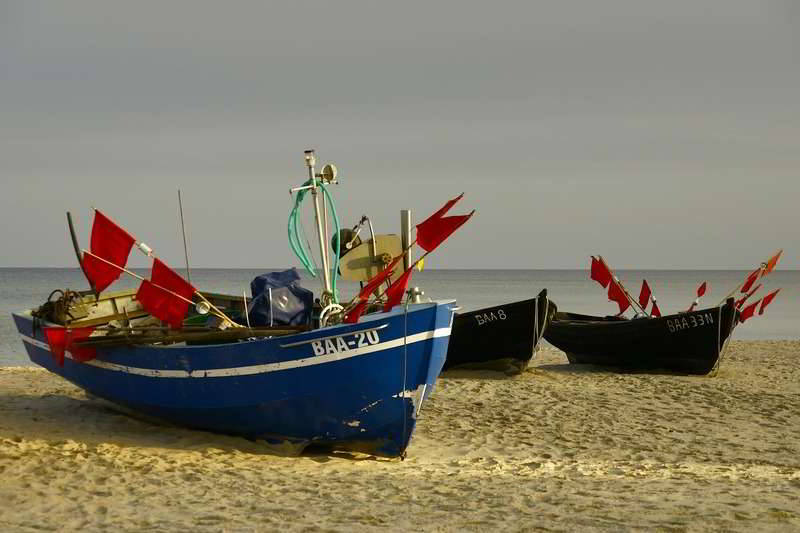 Fischerboote in Binz