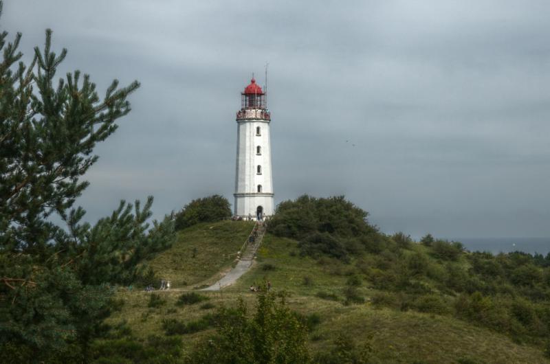 Blick auf das Leuchtfeuer auf dem Dornbusch