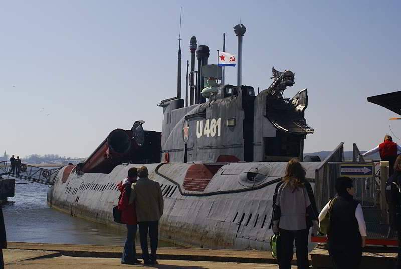 U-Boot Kreuzer U 461 in Peenemünde auf Usedom