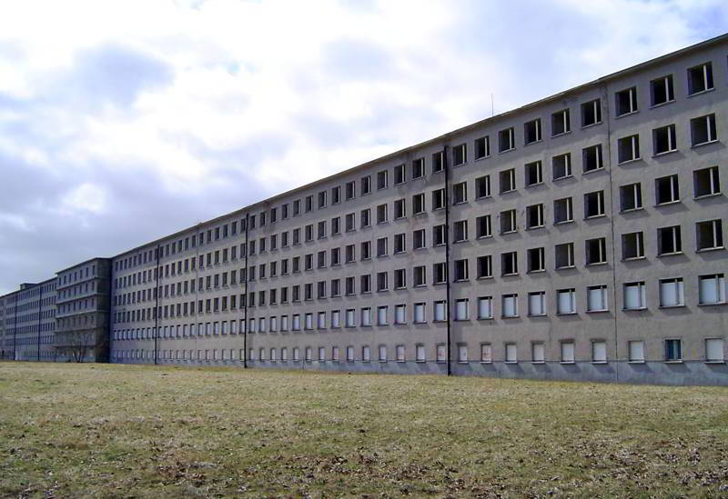 Fassade in Prora - Seeseite