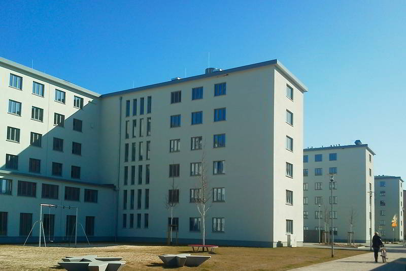 Neue Fassade am KDF-Bad