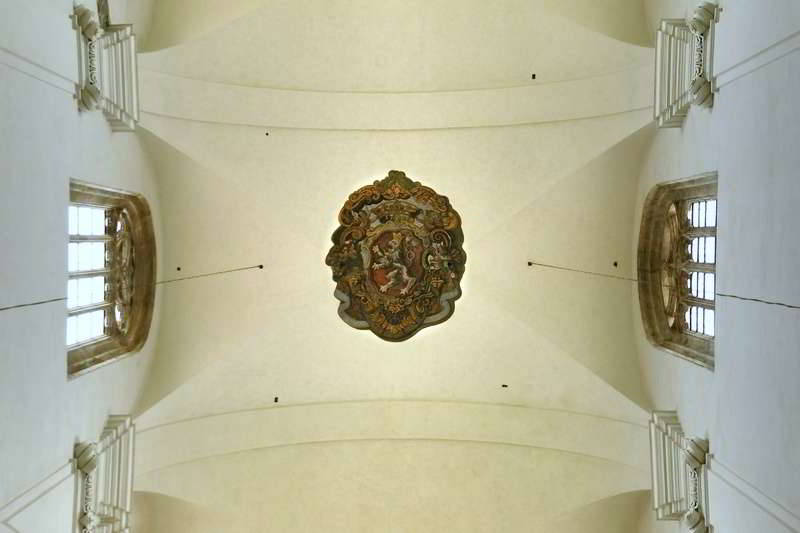 Böhmisches Wappen in der Theynkirche