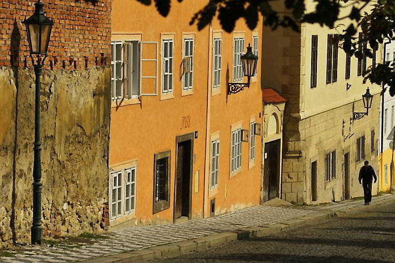 Seitenstraße auf der Prager Burg