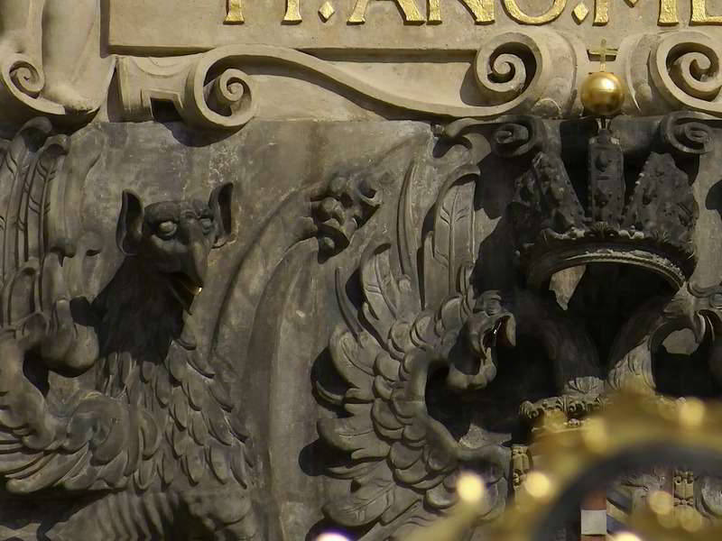 Burgwappen an der Prager Burg