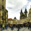 Fotografie: Astronomische Uhr und Theynkirche Prag