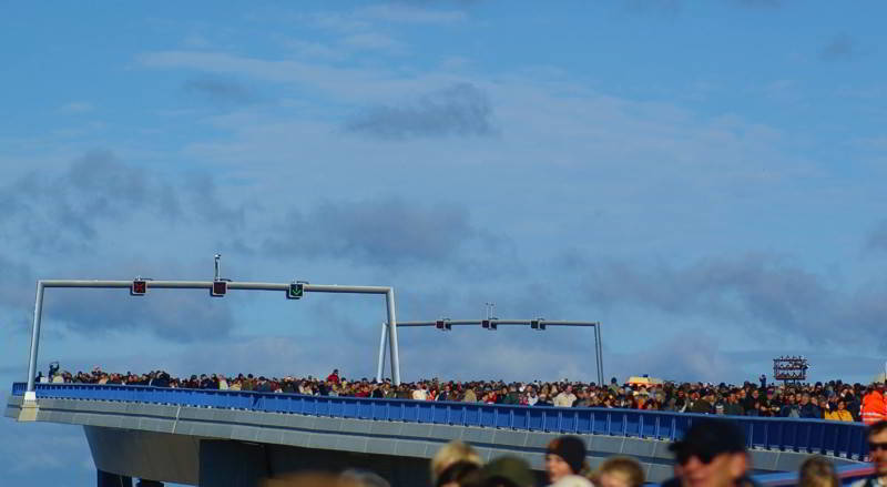 Wege ans Licht - Besichtigung der Rügenbrücke