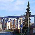 Fotografie: Vorlandbrücke auf dem Festland in Stralsund