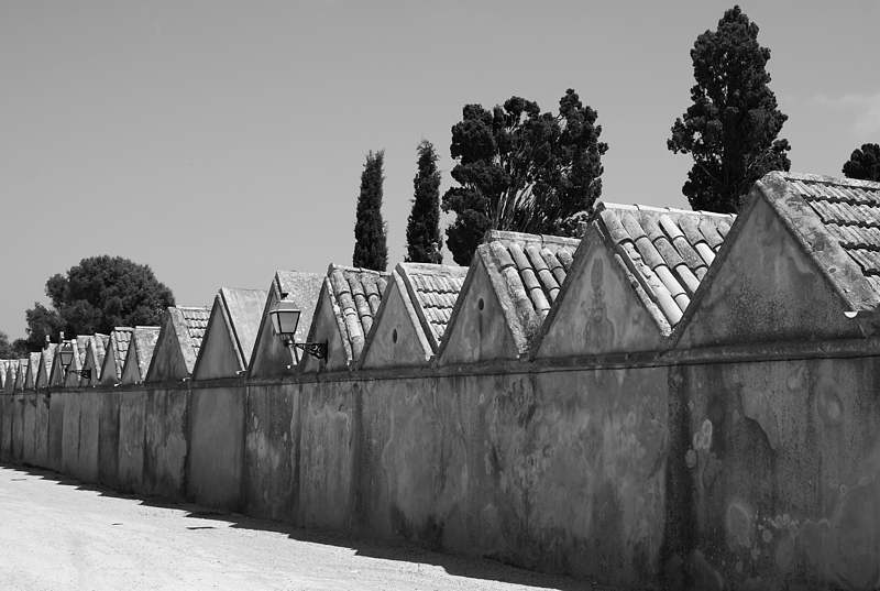 Friedhof auf Mallorca in Spanien