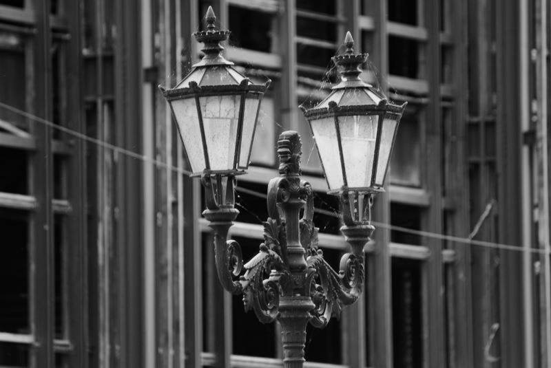 Straßenlaterne am Palast der Republik