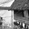 Fotografie: Altes Bootshaus im Herbst in Mecklenburg