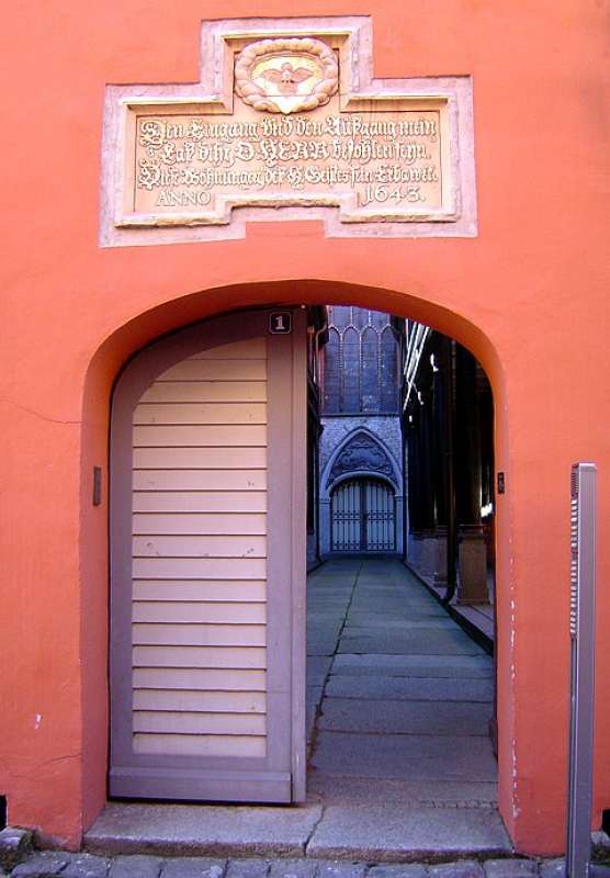 Klosterpforte im Heilgeistkloster