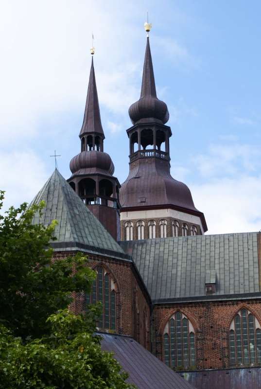 Marienkirche Stralsund - Kupferdächer