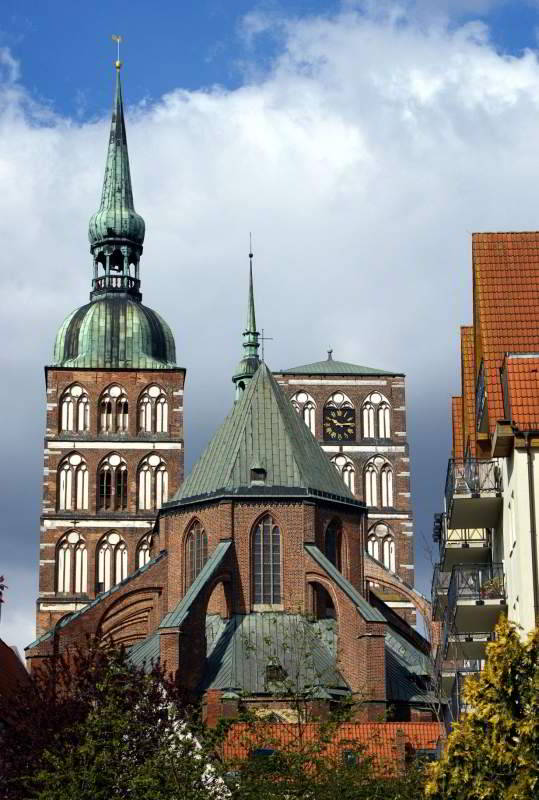 St. Nikolai Stralsund von Osten