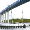 Fotografie: Gorch Fock unter der Rügenbrücke