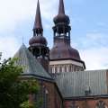 Fotografie: Marienkirche Stralsund - Kupferdächer