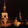 Fotografie: St. Marien in Stralsund bei Nacht