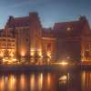 Fotografie: Blaue Stunde am Hafen in Stralsund