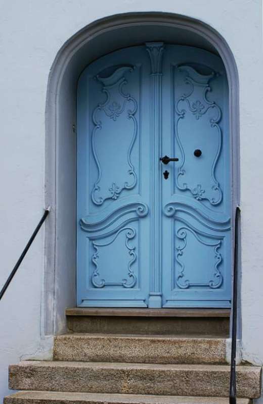 Mönchstraße Stralsund - Barocke Haustür