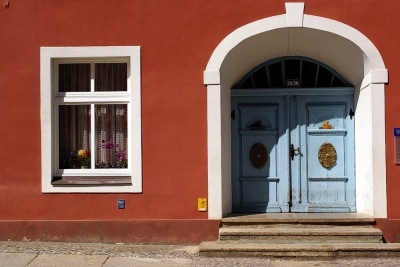 Fährstraße in Stralsund - Haustür