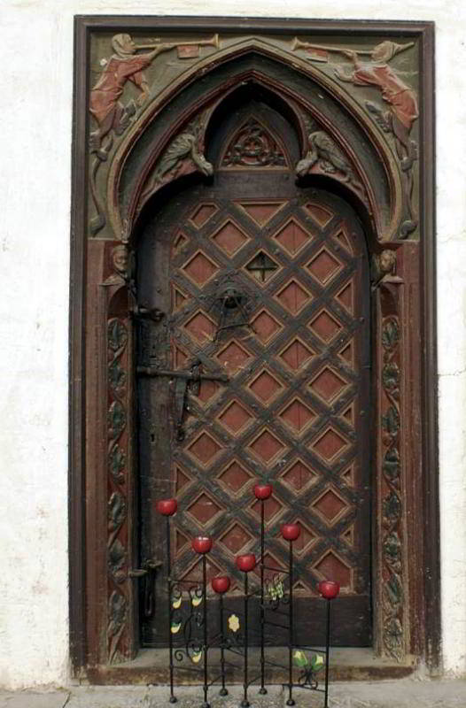 Kapellentür in der Nikolaikirche Stralsund