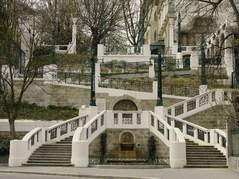 Die Strudelhofstiege in Wien